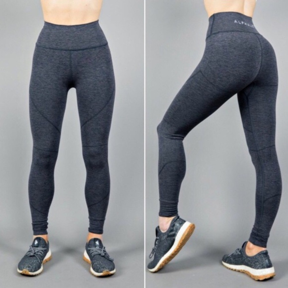 Alphalete Revival Leggings V2 in XS - Marled Shale